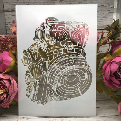 A4 29cm Unicorn DIY Layering Stencils Wall Painting Scrapbook Coloring ανάγλυφο άλμπουμ Διακοσμητικό χάρτινο πρότυπο κάρτας