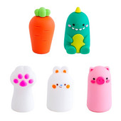 Ascuțitor de creion cu desene animate Ascuțitor manual portabil Instrumente de ascuțire a creionului T84D