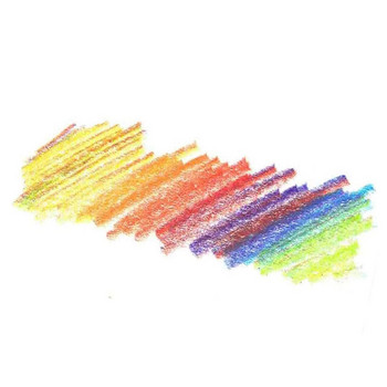 5 бр. Rainbow Pencil Crayons Pastel 7 Colours Concentric Gradient Colored Pencil Set евтини kawaii канцеларски материали Art Painting Drawing
