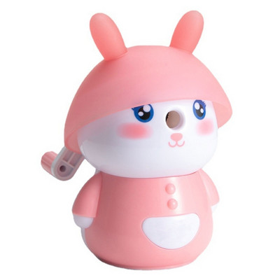 C1FB animacinių filmų triušio pieštukų drožtukas rankomis drebantis pieštukų drožtukas mokiniams