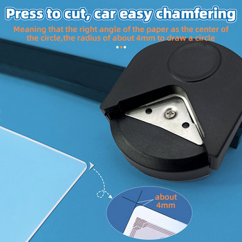 1Pcs Corner Rounder R4 Corner Punch Portable Paper Trimmer Cutter For Cards Photo Cutter DIY Craft Scrapbooking Tools