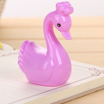 1 бр. Острилка за моливи Creative Little Swan Сладък анимационен студент Острилка за моливи Обучаваща се канцеларска острилка за моливи