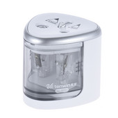 Daugiafunkcinis automatinis elektrinis pieštukų drožtuvo akumuliatorius, veikiantis su 2 skylutėmis nuo 6 iki 12 mm Paprastas dizainas mokyklos mokiniui