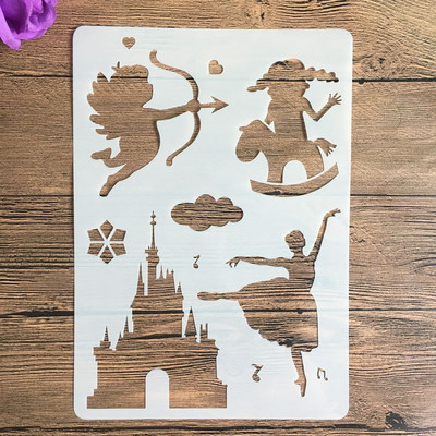 A4 29 * 21cm álom állat barkács sablon falfestmény scrapbook színező fotóalbum dekoratív papír kártya sablon falra