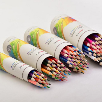 Sharkbang 12/24/36/48 Цветен молив с безплатна острилка за моливи Lapis De Cor Artist Painting Sketch Oil Water color Set моливи
