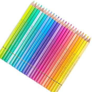 Brutfuner 12/24 цвята Macaron Цветни моливи Професионални пастелни моливи за рисуване Цветни моливи Художествени принадлежности за художник