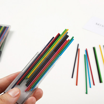 Kutija s 5 kutija, 2,0 mm, olovka za olovke u 12 boja, mehanička zamjenjiva jezgra, punjenja za umjetničko slikanje, pribor za crtanje, uredski školski pribor