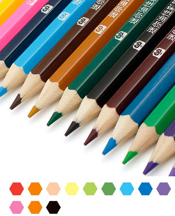 SUMIKKO GURASHI 12 цветен молив Професионален брилянтен цветен висококачествен цветен молив Офис Училищен студент канцеларски материали подарък