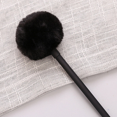 1vnt Mielas Pompom Gel Pen Spalvingas pliušinis rašiklis mokykliniai biuro reikmenys Kawaii Novel Kūrybinės dovanos mergaitėms Dovanų rašymo įrankiai