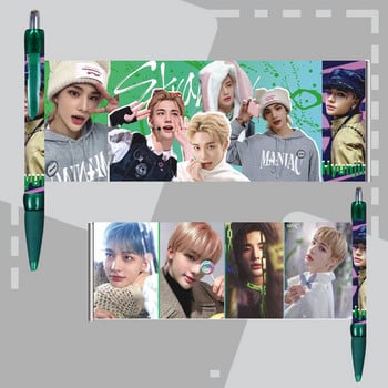 1 бр. Kpop Stray Kids MANIAC Banner Pen Сладки ученически пособия Химикалка Straykids