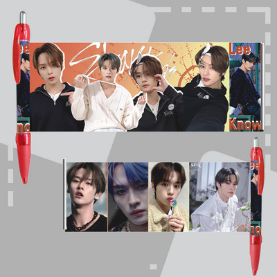 1vnt Kpop Stray Kids MANIAC reklaminis rašiklis Mieli mokykliniai reikmenys Straykids tušinukai