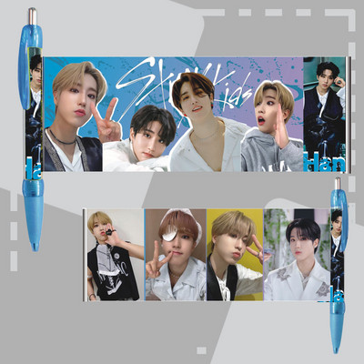 1vnt Kpop Stray Kids MANIAC reklaminis rašiklis Mieli mokykliniai reikmenys Straykids tušinukai