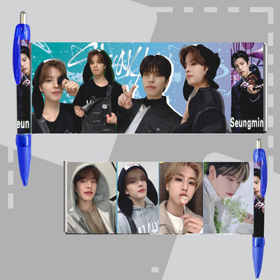 1vnt Kpop Stray Kids MANIAC reklaminis rašiklis Mieli mokykliniai reikmenys Straykids tušinukai