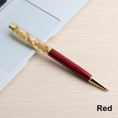 Genkky Pen Crystal Gold platininiai tušinukai, skirti mokykloms biuro dovanoms, raštinės reikmenims Reklaminiai rašikliai Creative Tušinukai