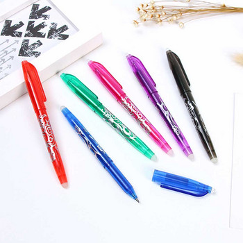 1 БР. 0,5 мм многоцветна изтриваема гел химикалка с магически подпис Неутрална писалка за писане Консумативи за творческо рисуване Студентски канцеларски материали