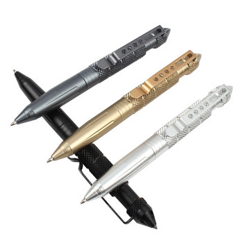 Многофункционална защитна писалка Защитна лична тактическа писалка Инструмент за самоотбрана Многофункционална авиационна алуминиева противоплъзгаща се преносима
