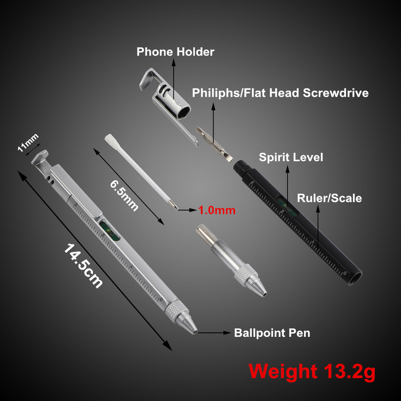 2TK GENKKY Multifunktsionaalne pliiats Kruvikeeraja Pastapliiatsi aluse hoidik Gift Tool Kooli kontoritarbed kirjatarvete pliiatsid