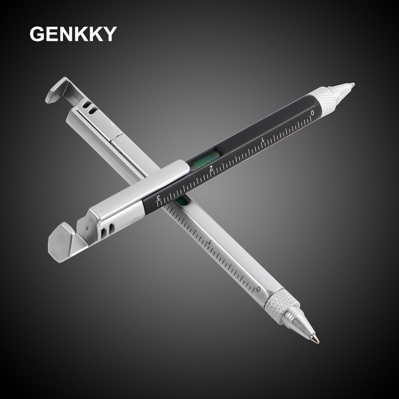 2TK GENKKY Multifunktsionaalne pliiats Kruvikeeraja Pastapliiatsi aluse hoidik Gift Tool Kooli kontoritarbed kirjatarvete pliiatsid