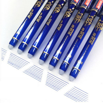 Σβήσιμο στυλό Πλύσιμο χερούλι Προώθηση Μαύρο μπλε μελάνι γραφής Gel στυλό Rollerball Στυλό Σχολικά είδη γραφείου 040280