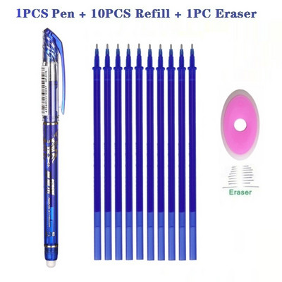 Kustutatav pliiats, pestav käepide, reklaam, must sinine tindiga geelpliiats Rollerball pastapliiatsid Kooli kontoritarvete tarvikud 040280