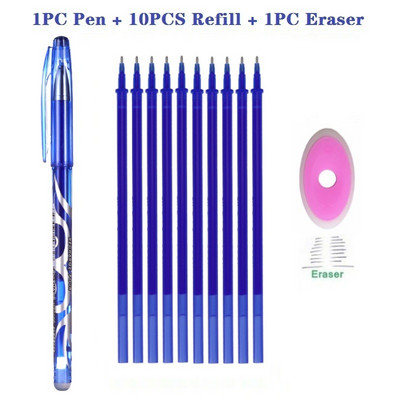 Kustutatav pliiats, pestav käepide, reklaam, must sinine tindiga geelpliiats Rollerball pastapliiatsid Kooli kontoritarvete tarvikud 040280