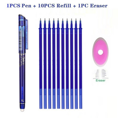 Kustutatav pliiats, pestav käepide, reklaam, must sinine tindiga geelpliiats Rollerball pastapliiatsid Kooli kontoritarvete tarvikud 040280