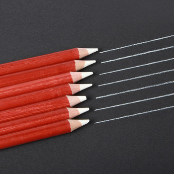 Бели въглеродни моливи за рисуване 12 бр./кутия за студенти по изкуства бели художествени въглеродни моливи рисуване скициране скициране моливи