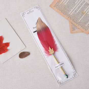 Креативна луксозна химикалка с цветни пера 0,5 мм канцеларски материали Писащи химикалки Коледен подарък Офис Рекламна промоция