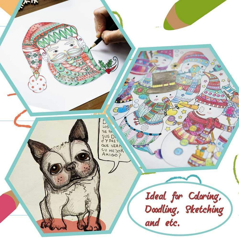 36/48 Komplet olovaka u boji, profesionalne pastelne olovke za crtanje, olovke u boji, umjetnički pribor za djecu, umjetnike, dječji rođendanski darovi