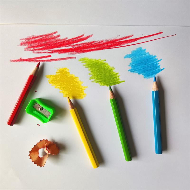 12kom/set kratki set drvenih olovaka u boji za djecu i učenike osnovnih škola kist za slikanje grafita u boji 12 boja