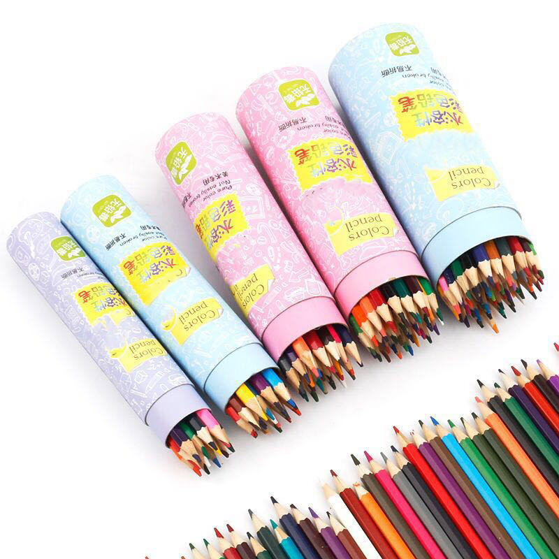 12Colors Fa színes ceruzák akvarell ceruza gyerekeknek vázlat rajz ceruza készlet Studet vázlat kézzel festett festészet művészeti kellékek