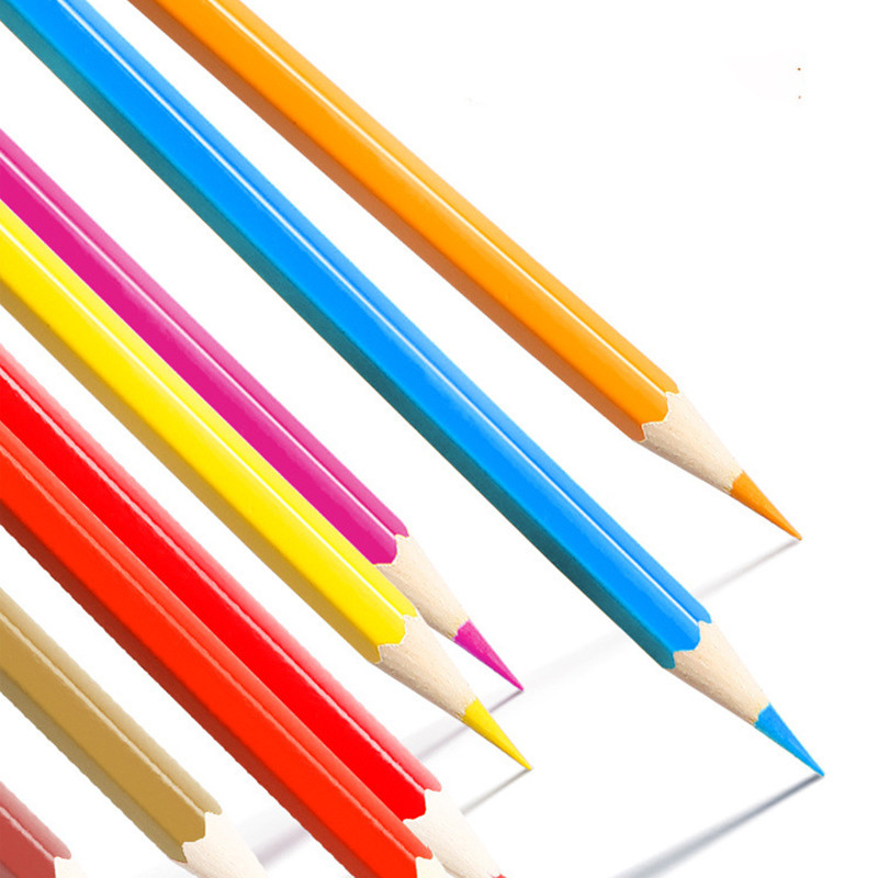 12Colors Fa színes ceruzák akvarell ceruza gyerekeknek vázlat rajz ceruza készlet Studet vázlat kézzel festett festészet művészeti kellékek
