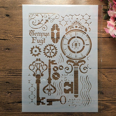 A4 29cm Δύο θαλάσσια χελώνα DIY στένσιλ στρώσεων Ζωγραφική τοίχου Λεύκωμα χρωματισμού ανάγλυφο άλμπουμ Διακοσμητικό πρότυπο