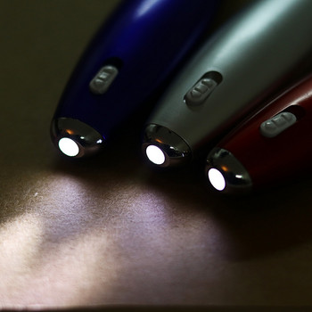 1 бр. Мултифункционална химикалка Творчески канцеларски материали Лепящи бележки Връзка LED светлинна химикалка Химикалка със синьо мастило Училищни офис консумативи