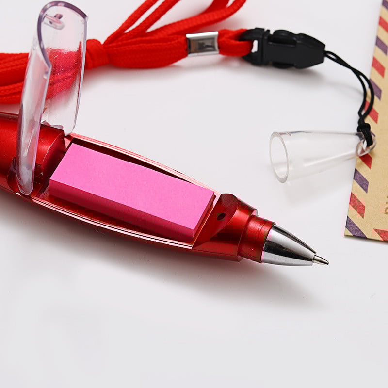 1kom višenamjenska kemijska olovka Kreativni pribor Ljepljive bilješke Uzica LED svjetleća olovka Kemijska olovka Školski uredski pribor s plavom tintom