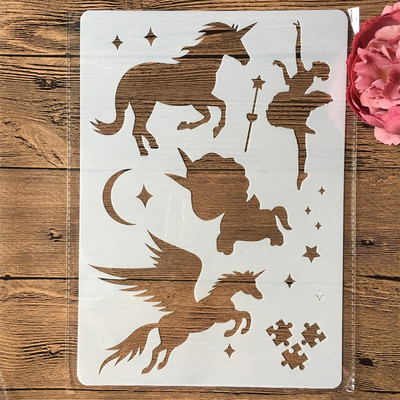 A4 29cm Sleep Girl Woman DIY Layering Stencils Wall Painting Scrapbook Coloring ανάγλυφο διακοσμητικό πρότυπο άλμπουμ