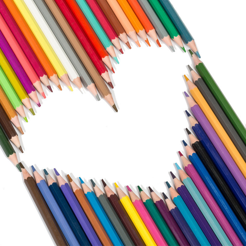 Olovke u boji i olovke nasumično pakiranje set za crtanje olovke u boji crtić za djecu i osnovnoškolce