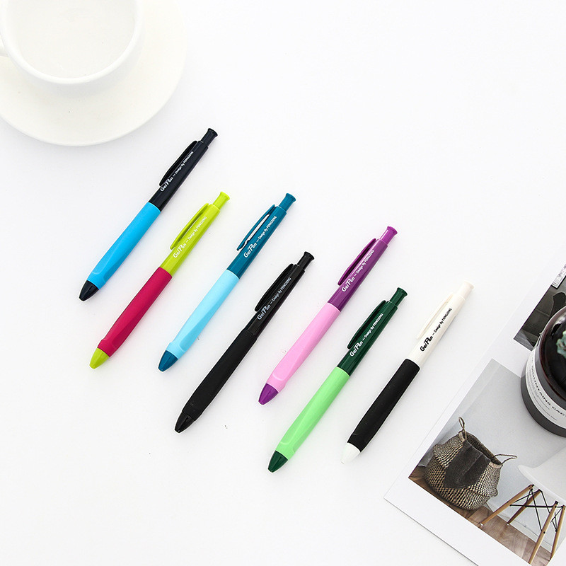 2 komada kreativne tiskanice, gel olovke, simpatične crne tinte za potpis, 0,5 mm, materijal Escolar uredski materijal