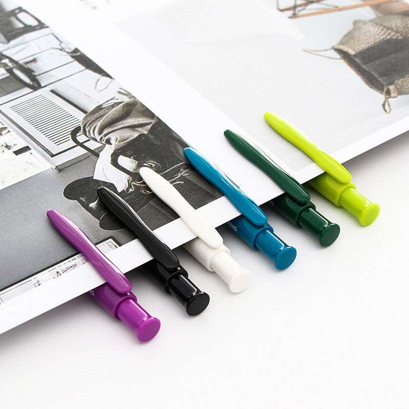 2 komada kreativne tiskanice, gel olovke, simpatične crne tinte za potpis, 0,5 mm, materijal Escolar uredski materijal