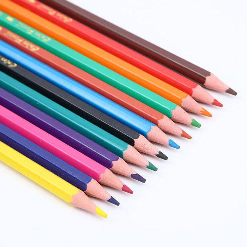 Creion de pictură cu 12 culori, creion de plumb de culoare, papetărie de birou, pictură de scris, pentru studenți, desen, schiță, rechizite de artă