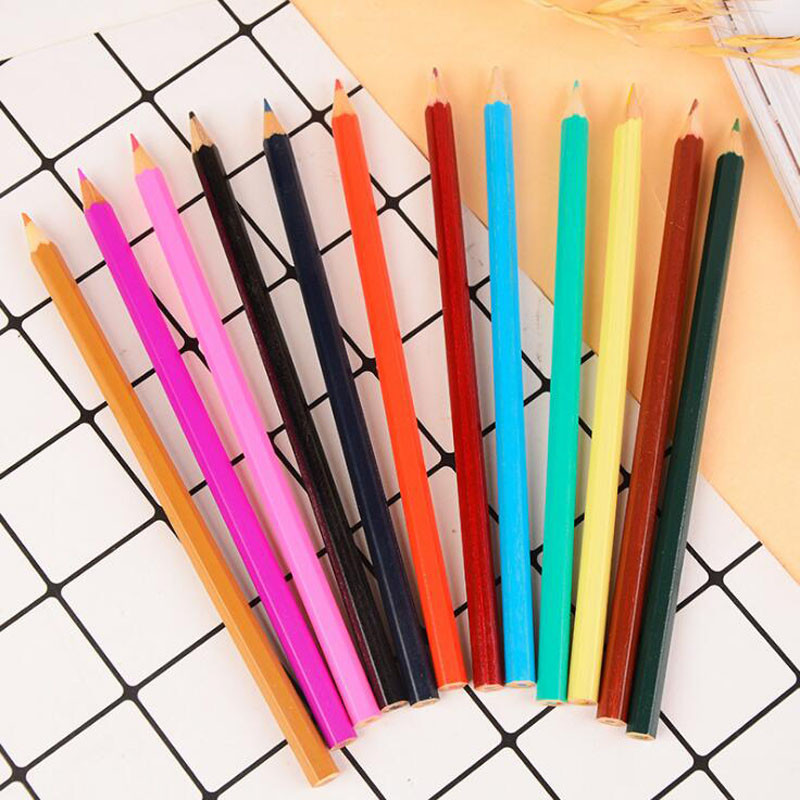 Creion de pictură cu 12 culori, creion de plumb de culoare, papetărie de birou, pictură de scris, pentru studenți, desen, schiță, rechizite de artă