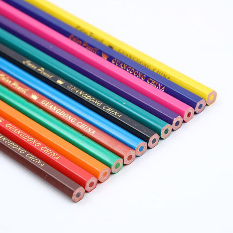 Creion de pictură cu 12 culori, creion de plumb de culoare, papetărie de birou, pictură de scris, pentru studenți, desen, schiță, rechizite de artă