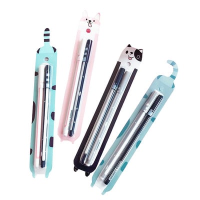2 buc/lot drăguț Kawaii carte de hârtie cu pestrii pix gel stilou 0,38 mm stilou cu cerneală cadou promoțional Papetarie Rechizite școlare și de birou