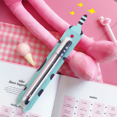 2 buc/lot drăguț Kawaii carte de hârtie cu pestrii pix gel stilou 0,38 mm stilou cu cerneală cadou promoțional Papetarie Rechizite școlare și de birou