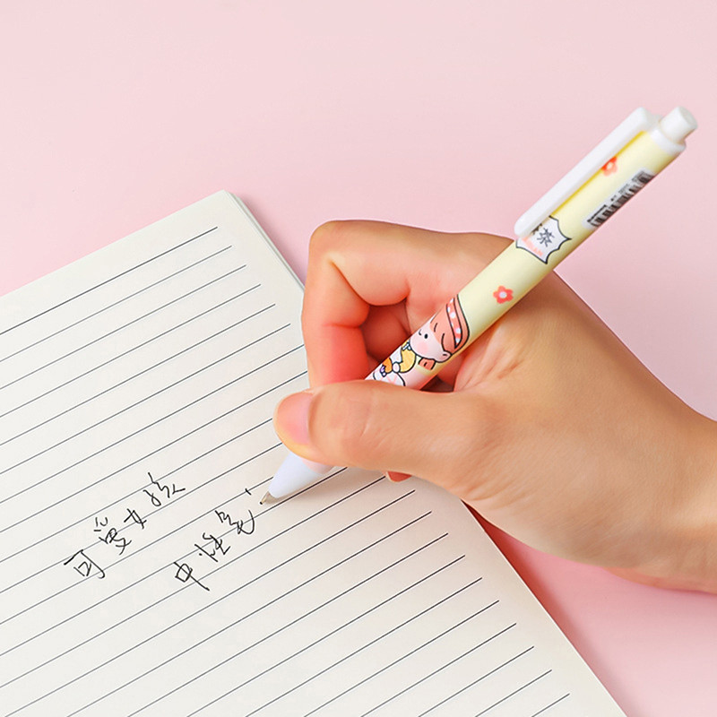 6 kom/lot Kawaii gel olovka set slatkih kemijskih olovaka 0,5 mm crna tinta Crtić školarci pribor za pisanje dječji dar