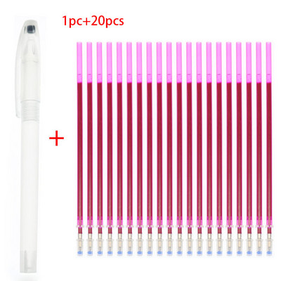 20 buc/cusătură în cruce Pix solubil în apă Pix pentru eliminarea apei Stilo cu punct încrucișat Miez Grilă de desen Dot Gros Cap Mark Special