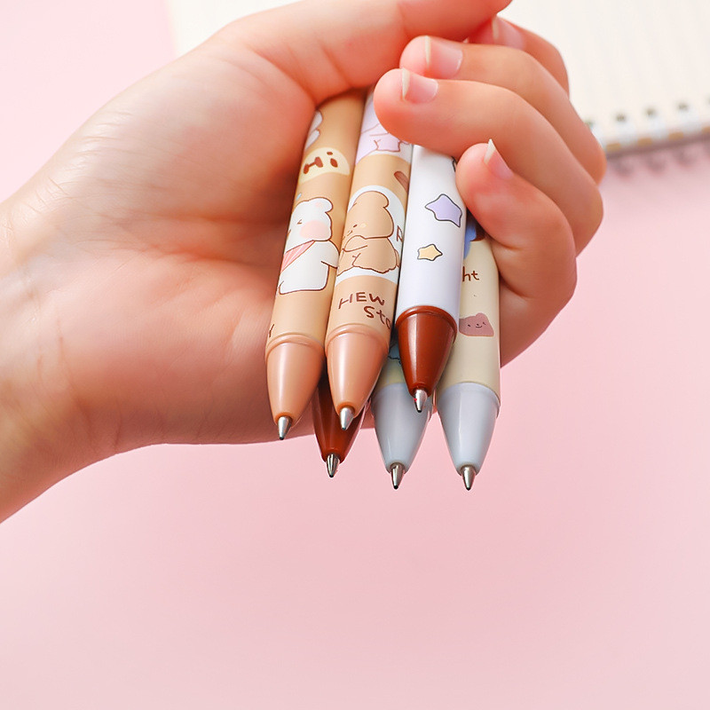 EZONE 6 tk geelpliiats, must presstüüp Kawai Cartoon õpilaste kirjatarbed koolitarbed eksami kontoritäpp tagasi kooli kingitus