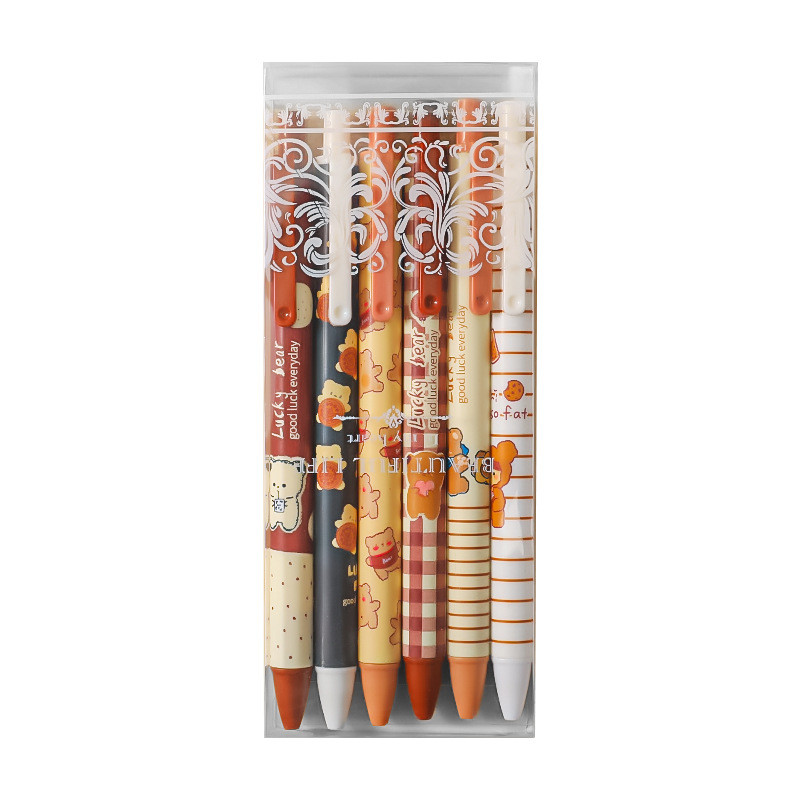 EZONE 6 tk geelpliiats, must presstüüp Kawai Cartoon õpilaste kirjatarbed koolitarbed eksami kontoritäpp tagasi kooli kingitus