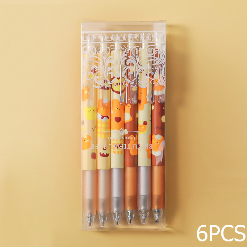 EZONE 6 tk geelpliiats, must presstüüp Kawai Cartoon õpilaste kirjatarbed koolitarbed eksami kontoritäpp tagasi kooli kingitus