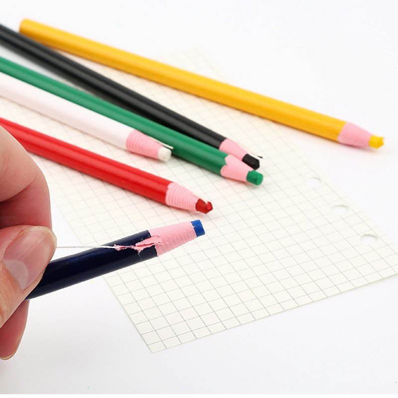 Μολύβι ραπτικής με κιμωλία χωρίς κόψιμο με χρωματιστό στυλό